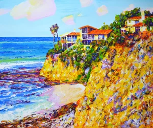 "California 6." Original Contemporary Painting by Iryna Kastsova