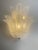 Mid-Century Modern Venetian Transparent “Graniglia” Leaves” Murano Glass Wall Sconce by Simoeng For Sale - Image 3 of 7