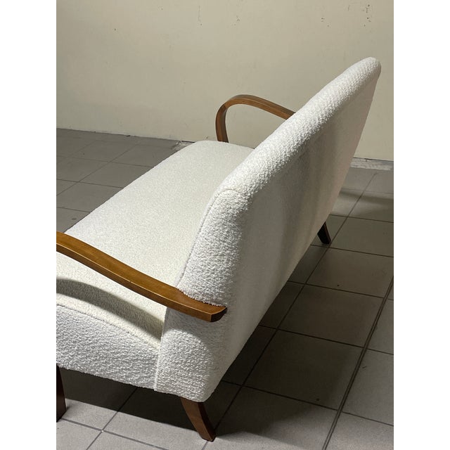 Wood Two-Seater Sofa, Italy, 1940s For Sale - Image 7 of 18