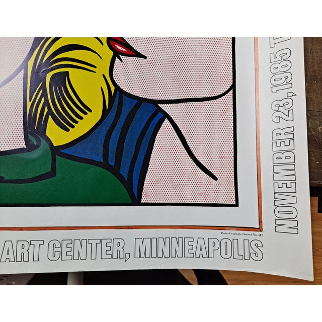 Roy Liehtenstein Walker Art Center Eddie Diptych Offset Lithograph For Sale In San Francisco - Image 6 of 8