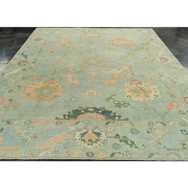 Turkish Oushak Rug 8'8" x 12'3" #22193 Explore a curated collection of hallway runners, wool rugs, and handmade...