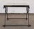 French Wrought Iron Directoire Style Side Table With Glass Top For Sale - Image 9 of 11