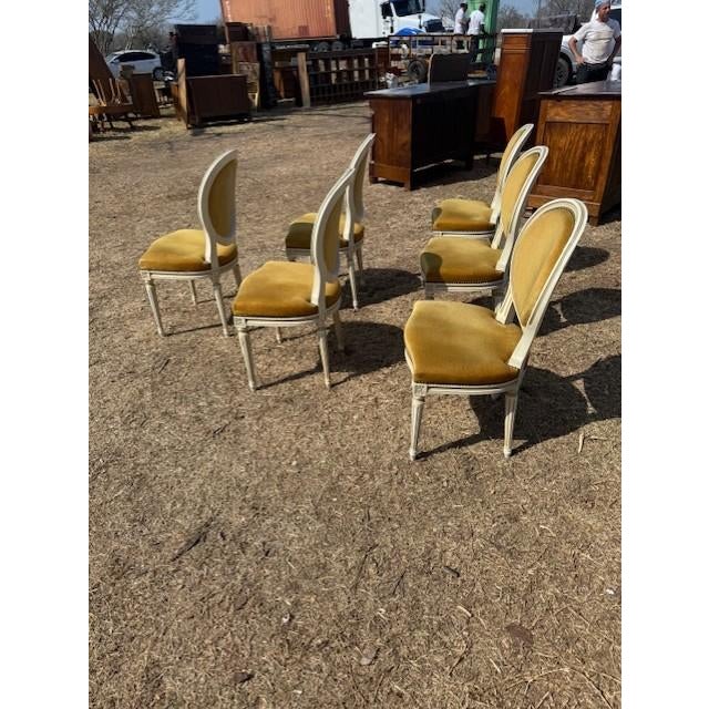 19th Century French 19th Century Louis XVl Dining Chairs - Set of 6 For Sale - Image 5 of 15