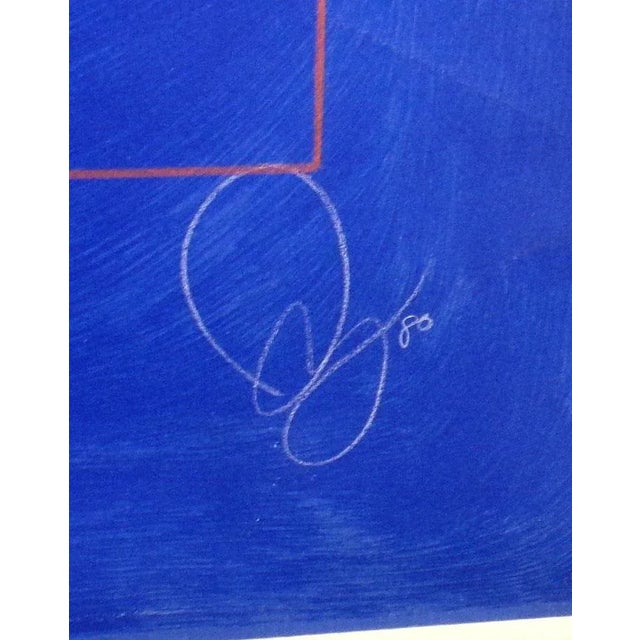 "Mandala (Blue)" by Jack Youngerman Limited Edition Serigraph Medium: Silkscreen, Pochoir and Intaglio Hand signed by the...