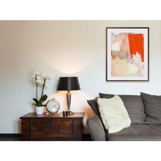 Pencil and paint stick on paper Edition: Unique, Unframed. This piece is one of a group of works on paper made with paint...