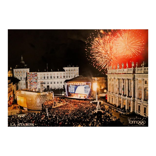 2006 Italian Sports Poster - Turin Winter Olympics, Closing Ceremony (Photography), La Stampa For Sale