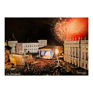 2006 Italian Sports Poster - Turin Winter Olympics, Closing Ceremony (Photography), La Stampa