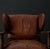 Vintage Leather Chimney Armchair 1920s For Sale - Image 14 of 18