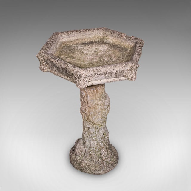 1960s Vintage Ornamental Bird Bath, English, Water Feature, Country House Garden, 1960 For Sale - Image 5 of 11