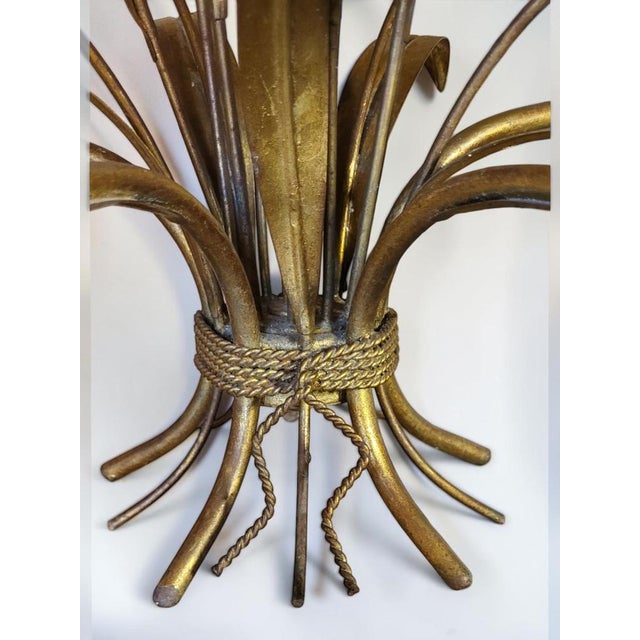 Hollywood Regency Gilt Metal Pendant Light from Hans Kögl, 1970s For Sale - Image 9 of 14