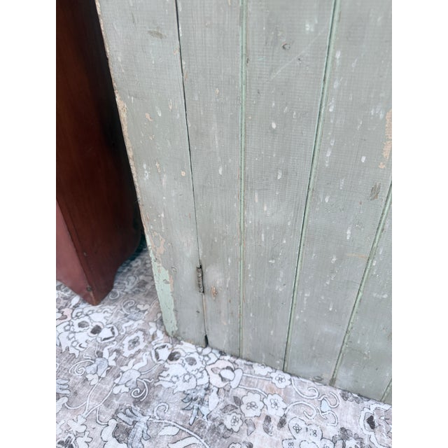 Antique 19th Century Painted Pine Pantry Cabinet For Sale - Image 10 of 13