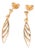 Earrings in Gold, Set of 2 For Sale