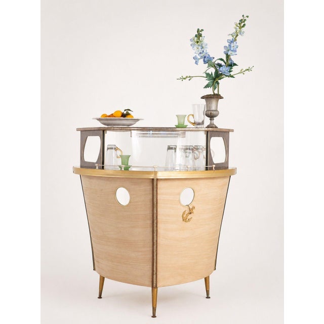 1960s Cocktail Bar in the Shape of a Boat Bow, England 1960s For Sale - Image 18 of 18
