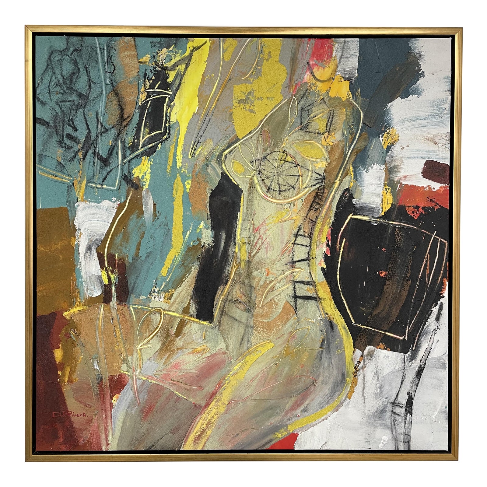 Abstract Nude Paintings: Unique & Stylish Art - caudg6a