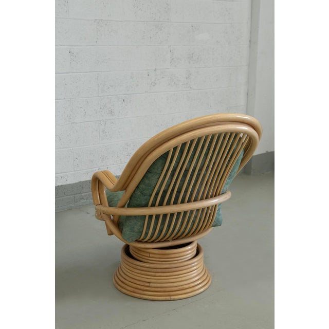 Mid-Century Modern Set of Bamboo Rocking Armchairs by Axel Enthoven, 1970 For Sale - Image 3 of 11