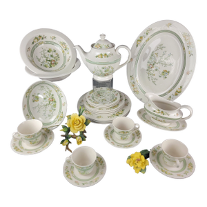 1970s Royal Doulton Tonkin China, Set for 4 - 25 Pieces