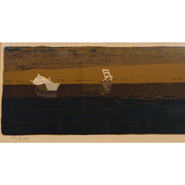 Mid-Century Modern Lars Arvid Norrman, Three Chairs, 1960s, Lithograph For Sale - Image 3 of 12