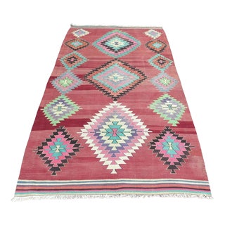 Vintage Anatolian Kilim Rug, 1980s For Sale