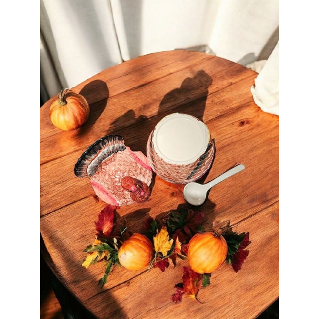 Chestnut Late 20th Century Traditional Turkey Soup Tureen / Thanksgiving Decor For Sale - Image 8 of 8