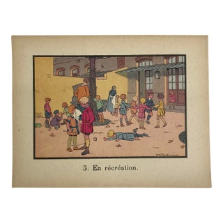 Mid 19th Century Jean-François Raffaëlli – French Educational Illustration / Children C For Sale