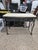 Neoclassical Late 20th Century Neoclassical Horsehead Wrought Iron Console Table W Cast Stone Top For Sale - Image 3 of 12