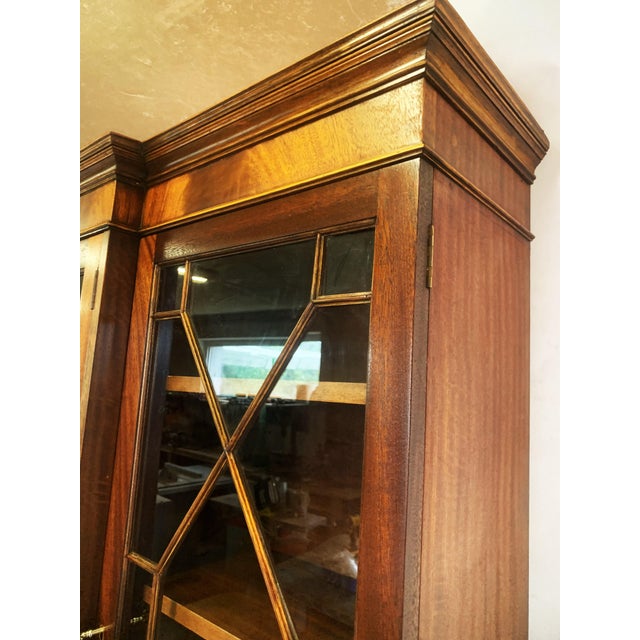English Mahogany Cabinet with Drawers, 1960s For Sale - Image 16 of 18