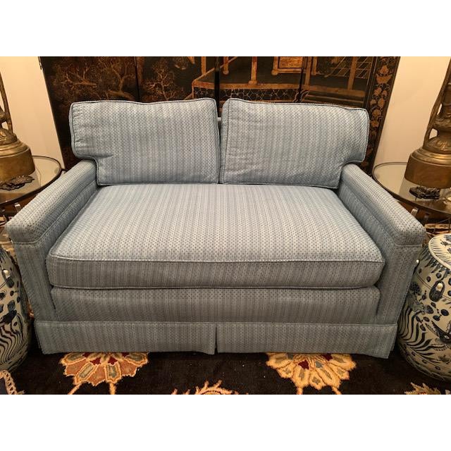Vintage Blue Striped Sofa Chairish