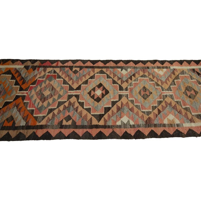 Vintage Kilim Runner For Sale - Image 4 of 7