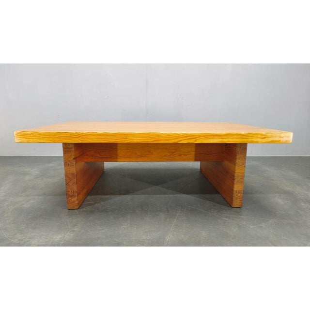 Wood Vintage Scandinavian Pine Coffee Table, 1960s For Sale - Image 7 of 13
