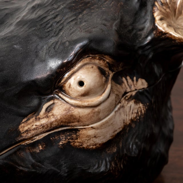 Ceramic Italian Boar and Stag Majolica Tureens For Sale - Image 7 of 10