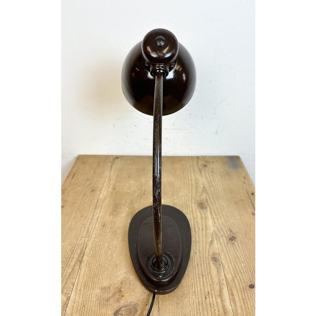 Vintage Brown Adjustable Table Lamp, 1960s For Sale - Image 16 of 18