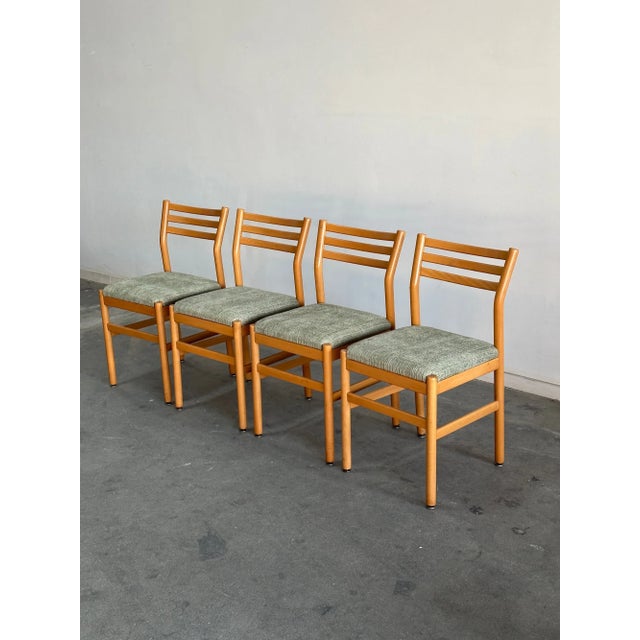 1980s Swedish Dining Chairs - Set of Four For Sale - Image 11 of 12