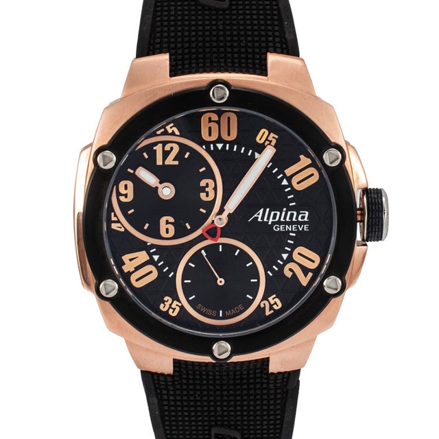 Brand: Alpina Gender: Men's Metal Type: Stainless Steel Diameter: 48.00 mm Weight: 136.00 grams ALPINA Gent's stainless...