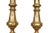 Antique Brass Candlestick Holders, a Pair For Sale - Image 4 of 6