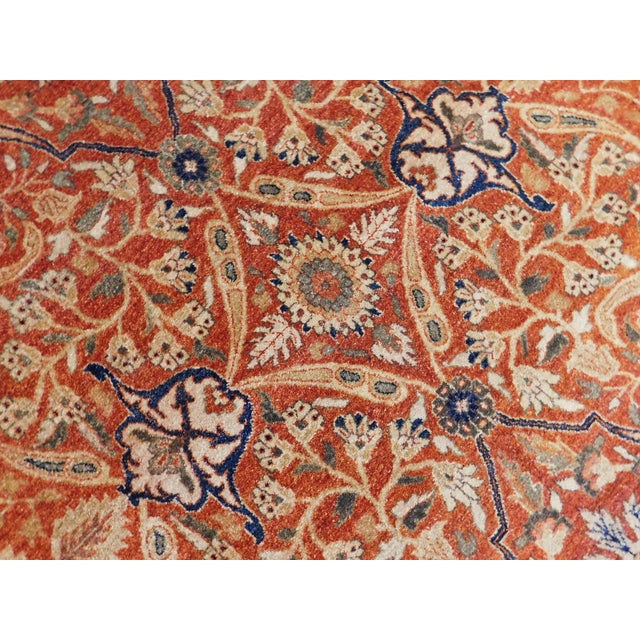 Hand Knotted Indian Rug - 9'10"x 13'10" For Sale - Image 11 of 18