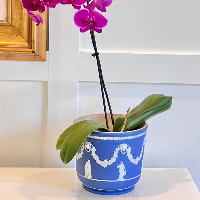 Blue Late 20th Century Original Oil Still Life Painting “The Chinese Bowl” — Chinoiserie Porcelain, Giltwood Frame Signed Adamo For Sale - Image 8 of 11