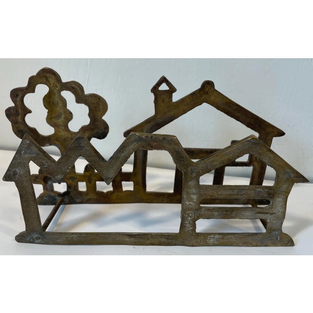 Vintage Brass Figural Napkin Holder For Sale In Dallas - Image 6 of 6