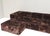 Trio Sectional Sofa in Chocolate Brown Velvet with New Upholstery from Cor, 1972, Set of 10 For Sale - Image 13 of 18