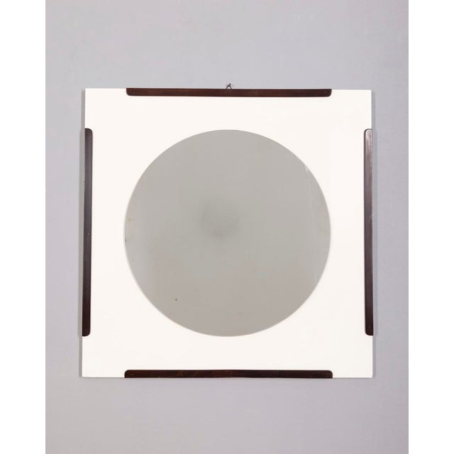 Vintage Wooden Wall Mirror by the Sbrilli Brothers, 1970s For Sale - Image 11 of 11