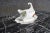 French Limoges Floral & Shell Gravy Boat Set For Sale - Image 3 of 9