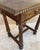 Early 20th Century Spanish Carved Walnut Side Table with One Drawer, 1940s For Sale - Image 6 of 14