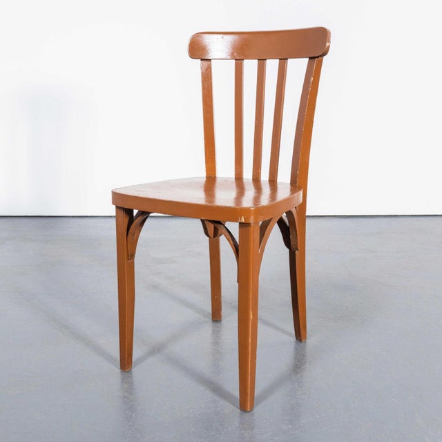 Bentwood and Beech Dining Chairs, 1950s, Set of 7 For Sale - Image 9 of 9