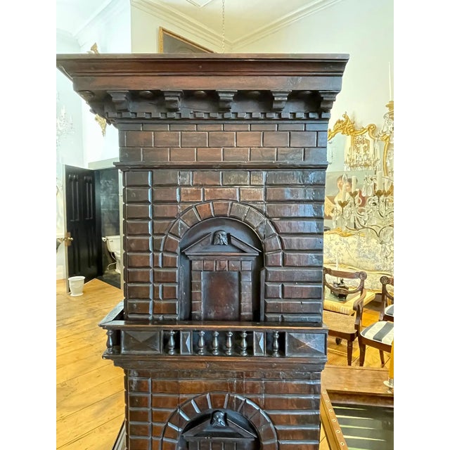 Mid 19th Century Italian Renaissance Walnut Collector's Cabinet or Vargueno For Sale - Image 5 of 12