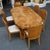 Brown Vintage Dining Suite, 1930s, set of 7 For Sale - Image 8 of 8