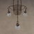 Art Nouveau Pendant Light in Glass and Metal For Sale - Image 12 of 14
