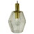 1970s Mid-Century Brass and Glass Pendant Lamp by Glashütte Limburg For Sale - Image 6 of 6