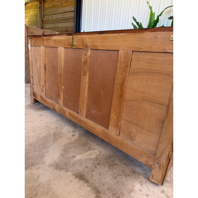 Late 19th Century French Provincial Louis XV Walnut Three-Door Enfilade For Sale - Image 11 of 12