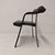 Vintage Black Armchairs with Armrests, 1980s, Set of 4 For Sale - Image 4 of 18