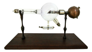 Antique Crookes Tube in Wenge Wood, 1890s