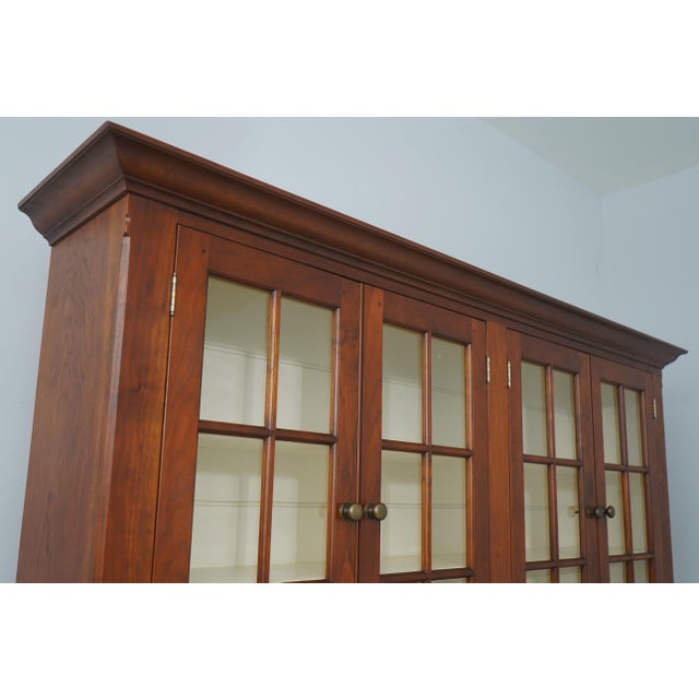 Dr Dimes Cherry Stepback Dutch Cabinet Cupboard For Sale - Image 10 of 18